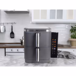 DCG Eltronic Friggitrice ad Aria FR4612D 11 L – Doppio Cestello Indipendente 2800 W Display Digitale - Vista aggiuntiva 4