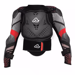 Acerbis Scudo 2.0 Giacca Protettrice Bambini, nero-rosso, dimensione L XL