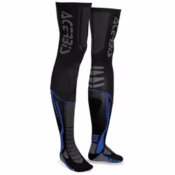 Acerbis X-Leg Pro Calzini, nero-blu, dimensione 2XL per uomo