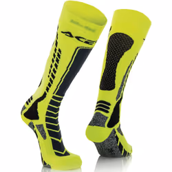 Acerbis MX Pro Calzini, nero-giallo, dimensione L XL per uomo