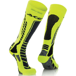 Acerbis MX Pro Calzini, nero-giallo, dimensione L XL per uomo
