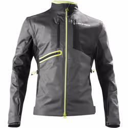Acerbis Enduro One Giacca tessile da moto, nero-giallo, dimensione 2XL per uomo - Vista aggiuntiva 2