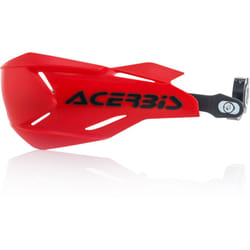 Acerbis X-Factory Guardia della mano, nero-rosso per uomo