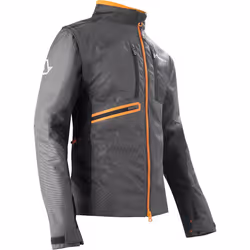 Acerbis Enduro One Giacca tessile da moto, nero-arancione, dimensione XL per uomo - Vista aggiuntiva 3
