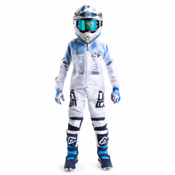 Acerbis Transparent 3.0 Giacca pioggia per bambini, bianco, dimensione L XL