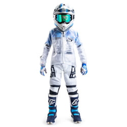 Acerbis Transparent 3.0 Giacca pioggia per bambini, bianco, dimensione L XL