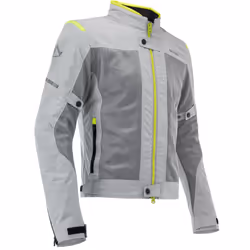 Acerbis Ramsey Vented Giacca tessile moto da donna, grigio-giallo, dimensione S per donne