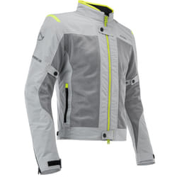 Acerbis Ramsey Vented Giacca tessile moto da donna, grigio-giallo, dimensione S per donne