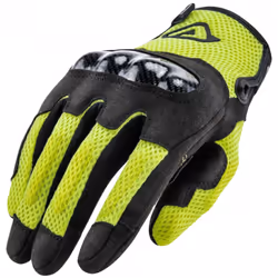 Acerbis Ramsey My Vented Guanti Moto, nero-giallo, dimensione 2XL per uomo