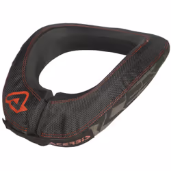Acerbis X-Round Bracciale collo Motocross, nero-rosso per uomo