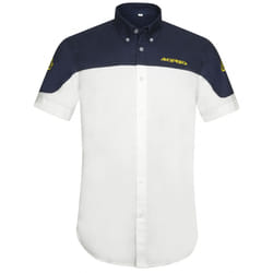 Acerbis Team camicia, bianco-blu, dimensione XL per uomo