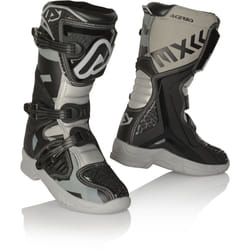 Acerbis X-Team Stivali da motocross per bambini, nero-grigio, dimensione 35