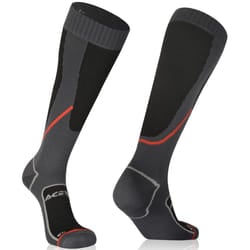 Acerbis No-Wet Calzini, nero-grigio, dimensione L XL per uomo