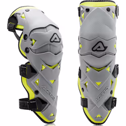Acerbis Impact Evo 3.0 Protettori per ginocchiere, grigio-giallo per uomo