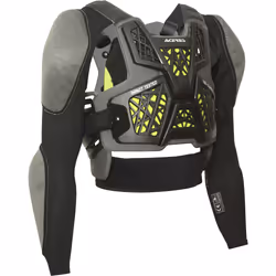Acerbis Specktrum Lev2 Armatura, nero-giallo, dimensione L XL per uomo