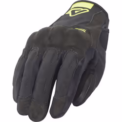 Acerbis Scrambler Guanti Moto, nero-giallo, dimensione M per uomo