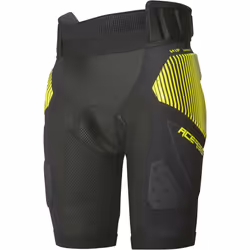Acerbis Soft Rush Pantaloncini da protezione, nero-giallo, dimensione 2XL per uomo