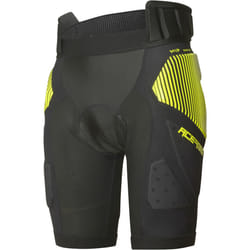 Acerbis Soft Rush Pantaloncini da protezione, nero-giallo, dimensione 2XL per uomo