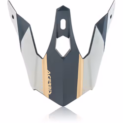Acerbis Steel Kinder/Eclipse Picco del casco, nero-rosso-blu per ragazzi