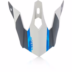 Acerbis Steel Kinder/Eclipse Picco del casco, nero-bianco-rosso per ragazzi