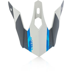 Acerbis Steel Kinder/Eclipse Picco del casco, nero-bianco-rosso per ragazzi