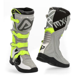 Acerbis X-Team Stivali Motocross, grigio-giallo, dimensione 42 per uomo