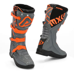 Acerbis X-Team Stivali Motocross, grigio-arancione, dimensione 39 per uomo