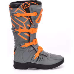 Acerbis X-Team Stivali Motocross, grigio-arancione, dimensione 42 per uomo