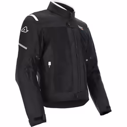 Acerbis On Road Ruby Giacca tessile da moto, nero-bianco, dimensione M per uomo