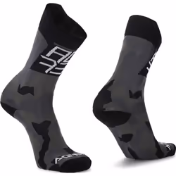Acerbis MTB Track Logo Calze da ciclismo, nero-grigio, dimensione L XL per uomo