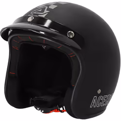 Acerbis Skodela Casco Jet, nero-argento, dimensione XS per uomo - Vista aggiuntiva 2