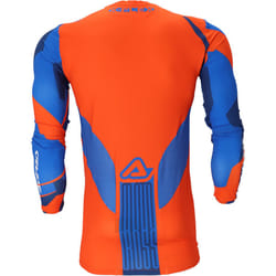 Acerbis J-Flex 1 Maglia Motocross, blu-arancione, dimensione S per uomo