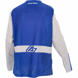 Acerbis MX J-Windy 2 Maglia Motocross Bambini, bianco-blu, dimensione XL