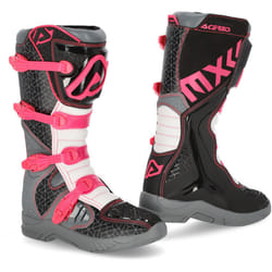Acerbis X-Team Stivali Motocross, nero-rosa, dimensione 44 per uomo