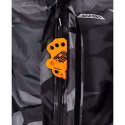 Acerbis X-Dry Giacca antipioggia, nero-multicolore, dimensione M per uomo