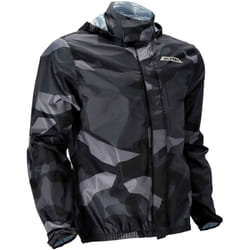 Acerbis X-Dry Giacca antipioggia, nero-multicolore, dimensione XL per uomo