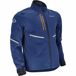 Acerbis X-Duro WP Giacca Motocross, blu-arancione, dimensione M per uomo