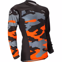 Acerbis X-Duro Winter Maglia Motocross, nero-arancione, dimensione M per uomo - Vista aggiuntiva 2