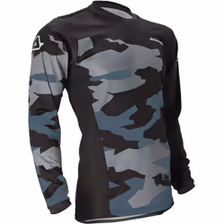Acerbis X-Duro Winter Maglia Motocross, nero-grigio, dimensione L per uomo