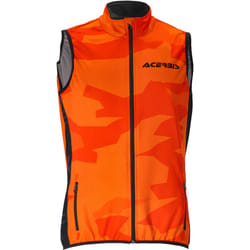 Acerbis X-Wind Gilet Moto, arancione, dimensione S per uomo