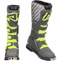 Acerbis X-Race Stivali motocross, grigio-giallo, dimensione 40 per uomo