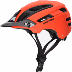 Acerbis Doublep Casco MTB, nero-rosso, dimensione S M 52 58 per uomo