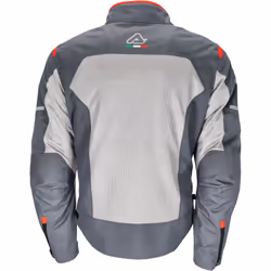 Acerbis On Road Ruby Giacca tessile da moto, grigio-rosso, dimensione XL per uomo