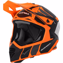 Acerbis X-Track 2023 Casco da motocross, nero-arancione, dimensione M per uomo