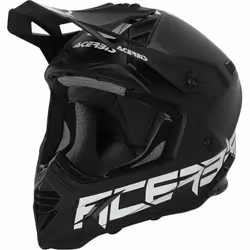 Acerbis X-Track 2023 Casco da motocross, nero, dimensione L per uomo