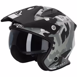 Acerbis Aria 2023 Camo Casco Jet, multicolore, dimensione XS per uomo
