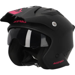 Acerbis Aria 2023 Solid Casco Jet, nero-rosa, dimensione XS per uomo