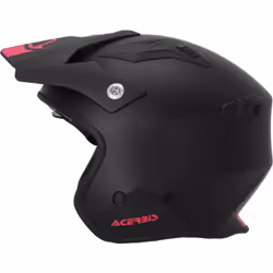 Acerbis Aria 2023 Solid Casco Jet, nero-rosa, dimensione XS per uomo