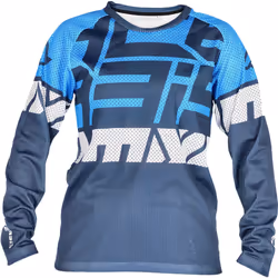 Acerbis MX J-Windy 4 Maglia Motocross Bambini, bianco-blu, dimensione M