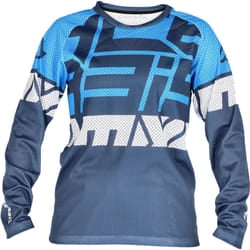 Acerbis MX J-Windy 4 Maglia Motocross Bambini, bianco-blu, dimensione 2XL